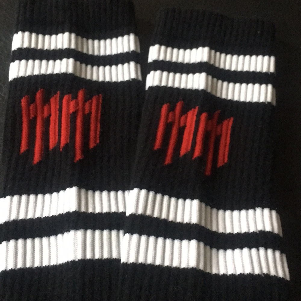 KILLSTAR Marilyn Manson thigh high socks